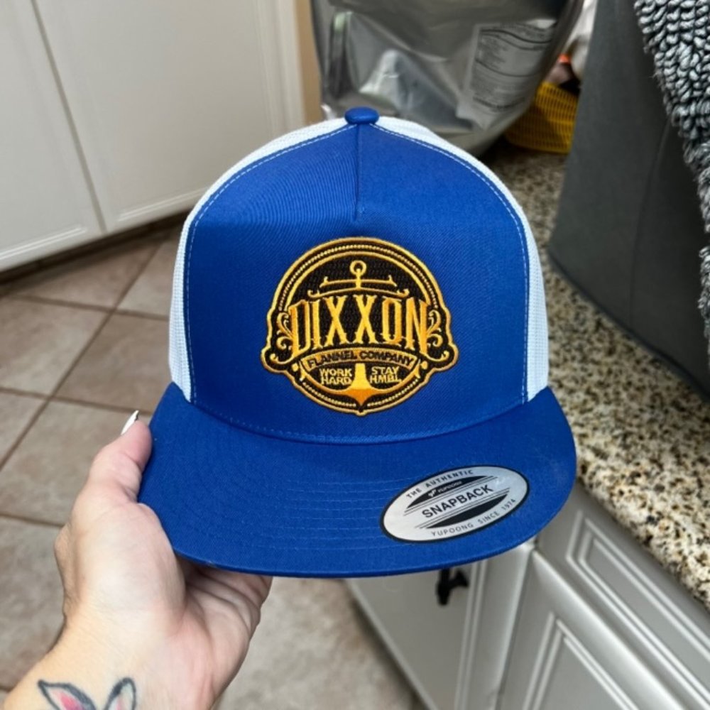 Dixxon "Helm" Flat Bill Snapback Trucker hat